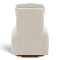 Fauteuil Berçant Inclinable Pivotant Hailey Puppy Pearl avec Mécanisme Électrique