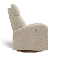 Fauteuil Berçant Inclinable Pivotant Hailey Puppy Sand avec Mécanisme Électrique