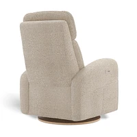 Fauteuil Berçant Inclinable Pivotant Hailey Puppy Sand avec Mécanisme Électrique