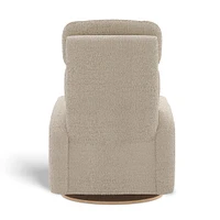 Fauteuil Berçant Inclinable Pivotant Hailey Puppy Sand avec Mécanisme Électrique
