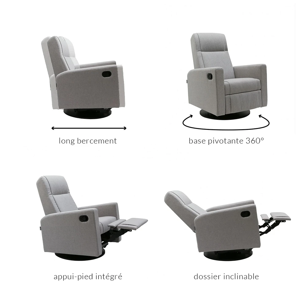 Rocking and Swivel Armchair Nelly