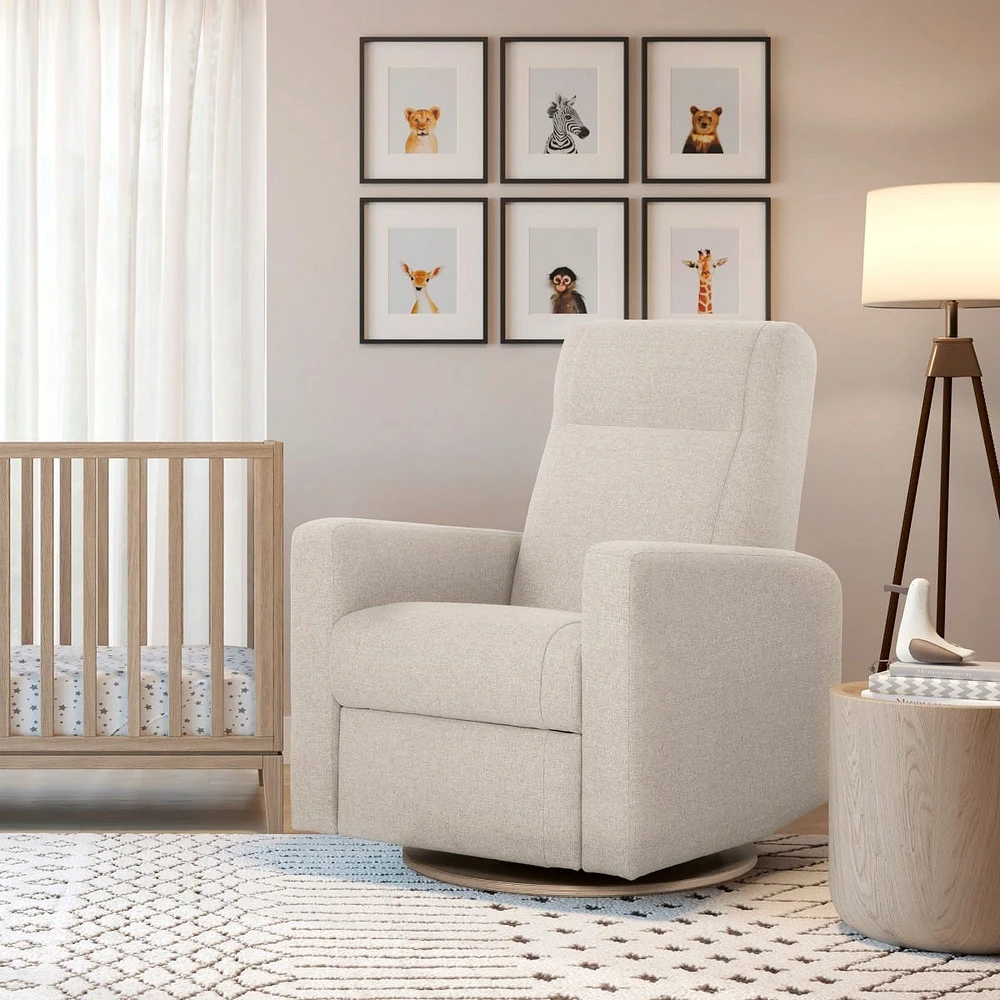 Rocking and Swivel Armchair Nelly - Alta™ 10 091 / Natural (Clement Exclusive)