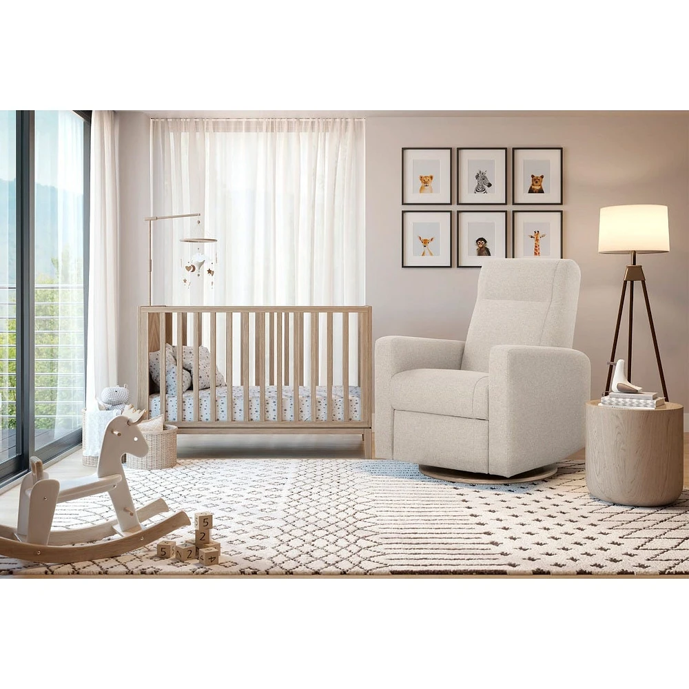 Rocking and Swivel Armchair Nelly - Alta™ 10 091 / Natural (Clement Exclusive)
