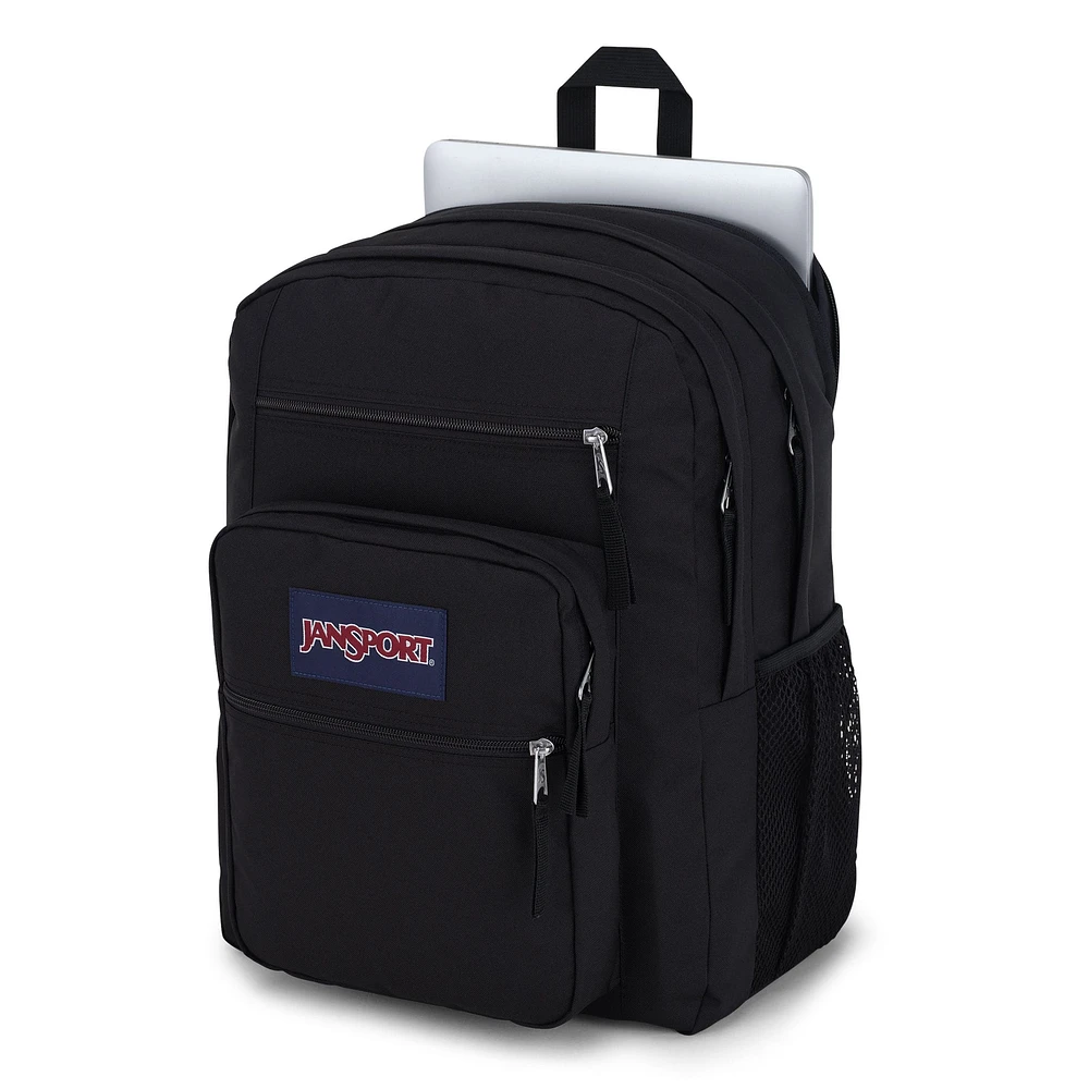 Big Student Black Backpack 34L