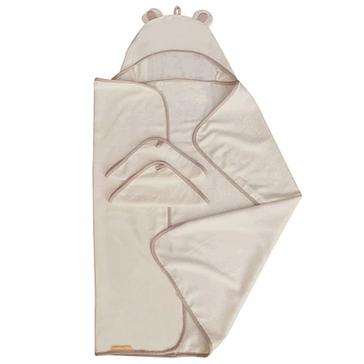 Ensemble Serviette à Capuchon - Beige