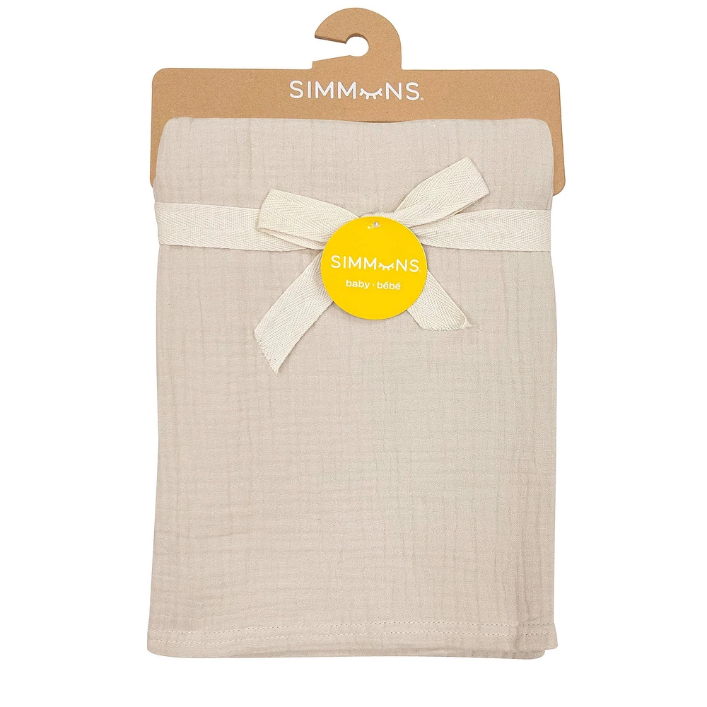 Couverture Mousseline Deluxe - Beige