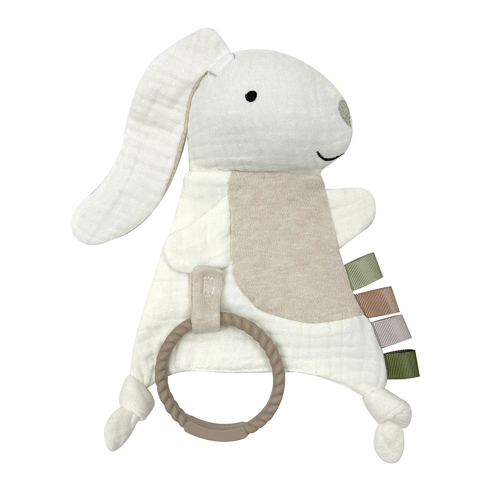 Deluxe Muslin Blanket + Rabbit Toy
