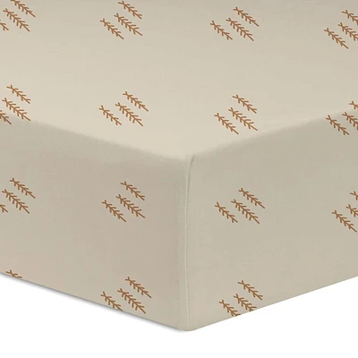 Flannel Crib Fitted Sheet - Pines