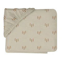 Flannel Crib Fitted Sheet - Pines