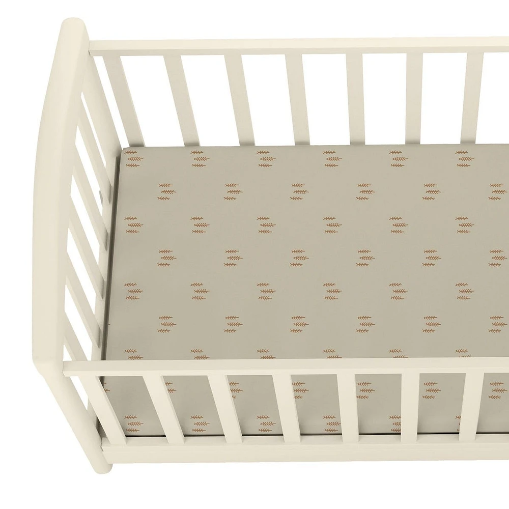 Flannel Crib Fitted Sheet - Pines