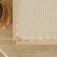 Drap Contour pour Lit de Bébé - Rayures Brunes