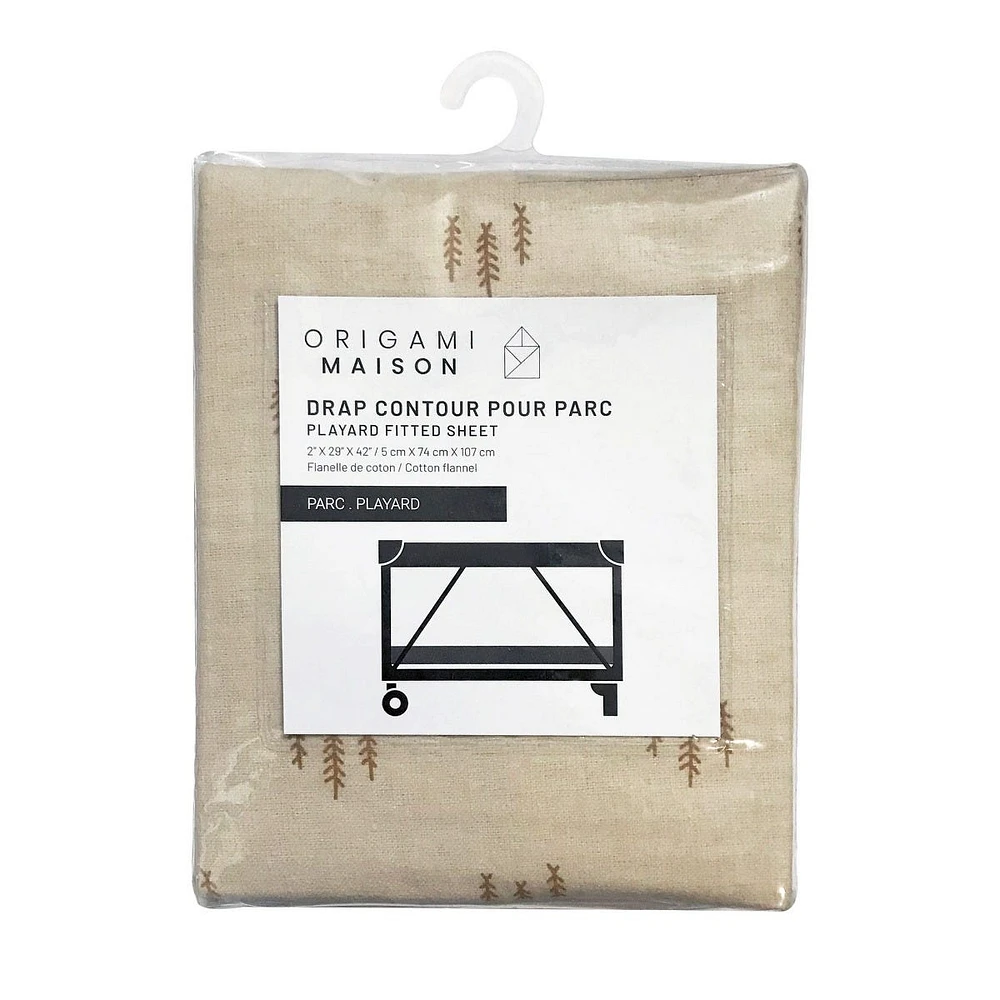 Playpen Fitted Sheet - Pines