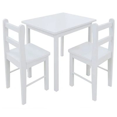 Table And Chair Set - White