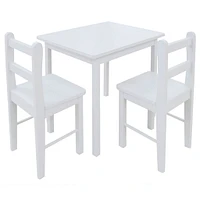 Table And Chair Set - White
