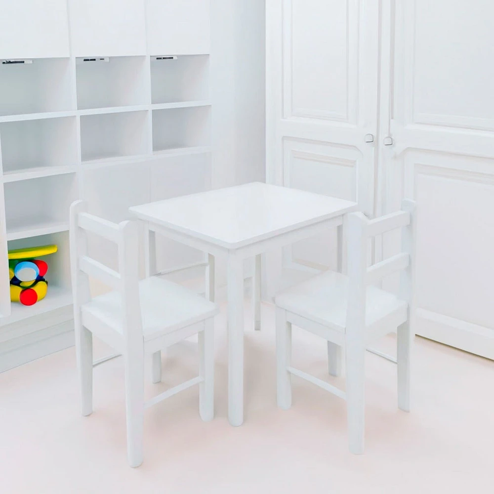 Table And Chair Set - White