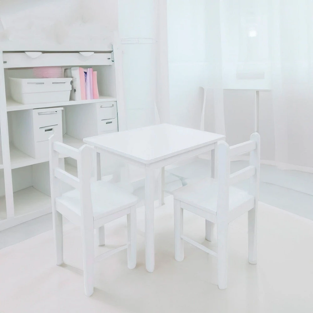 Table And Chair Set - White