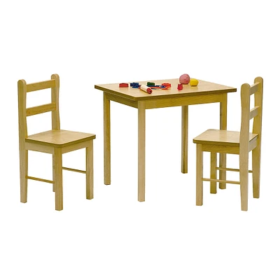 Table And Chair Set - Natural