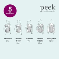 Peek 5-Position Baby Carrier