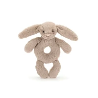 Bashful Beige Bunny Ring Rattle