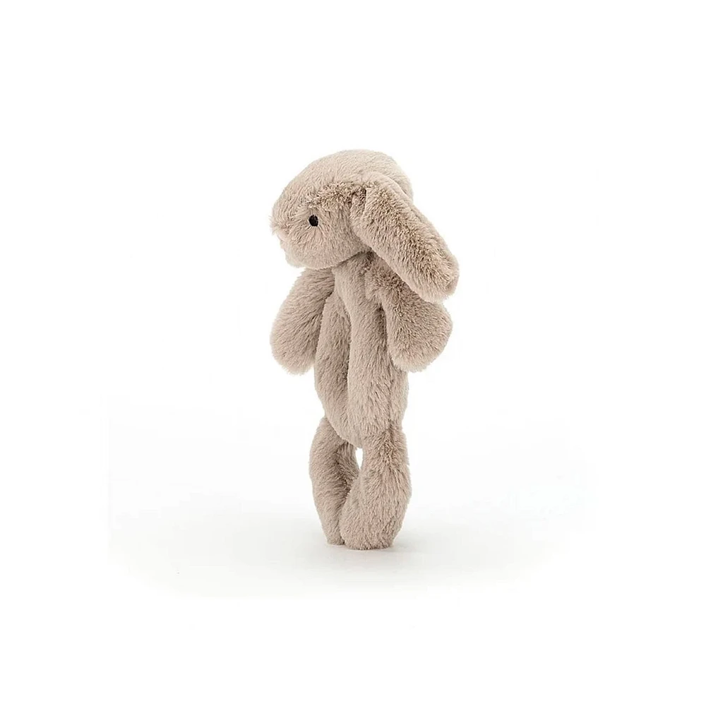 Bashful Beige Bunny Ring Rattle