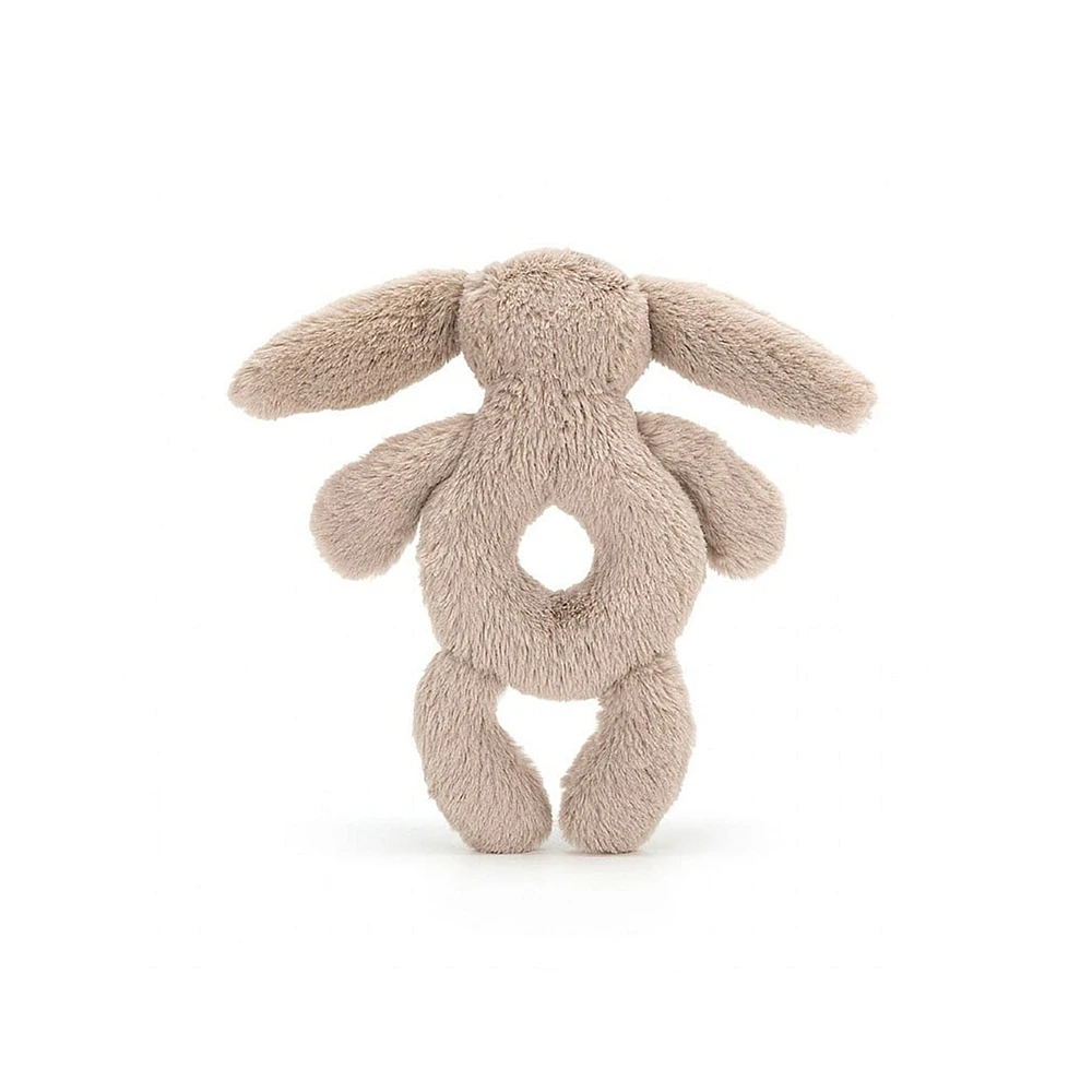 Bashful Beige Bunny Ring Rattle