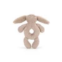 Bashful Beige Bunny Ring Rattle