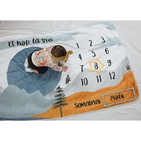 Baby Monthly Milestone Blanket - Et Hop La Vie!