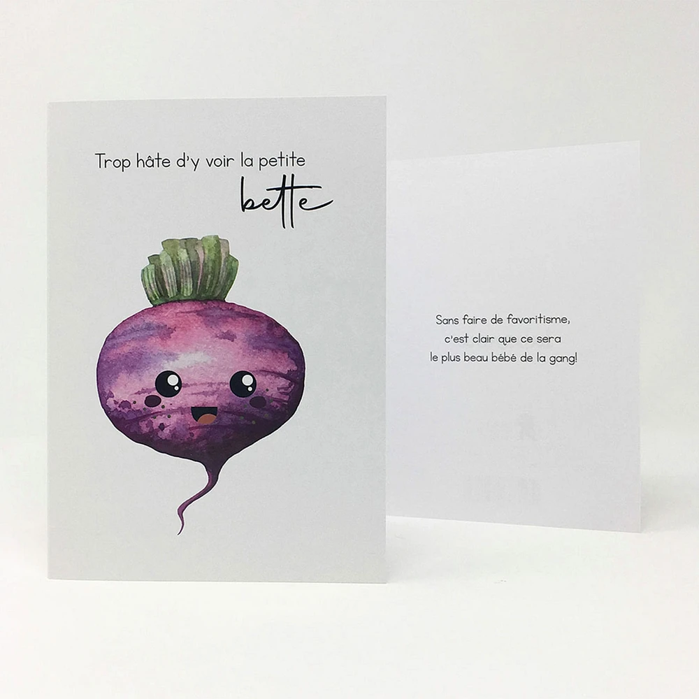 Carte De Souhait Petite Bette