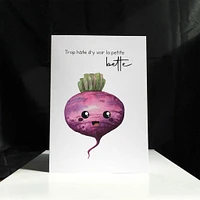 Carte De Souhait Petite Bette