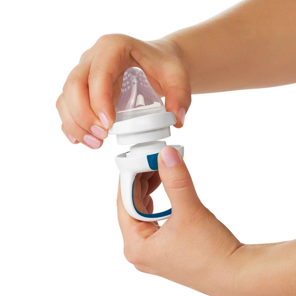 Tétine Grignoteuse Silicone OXO Tot - Blanc/Marine