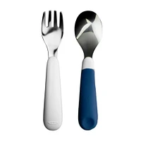 Ensemble Cuillère et Fourchette OXO Tot  - Marine