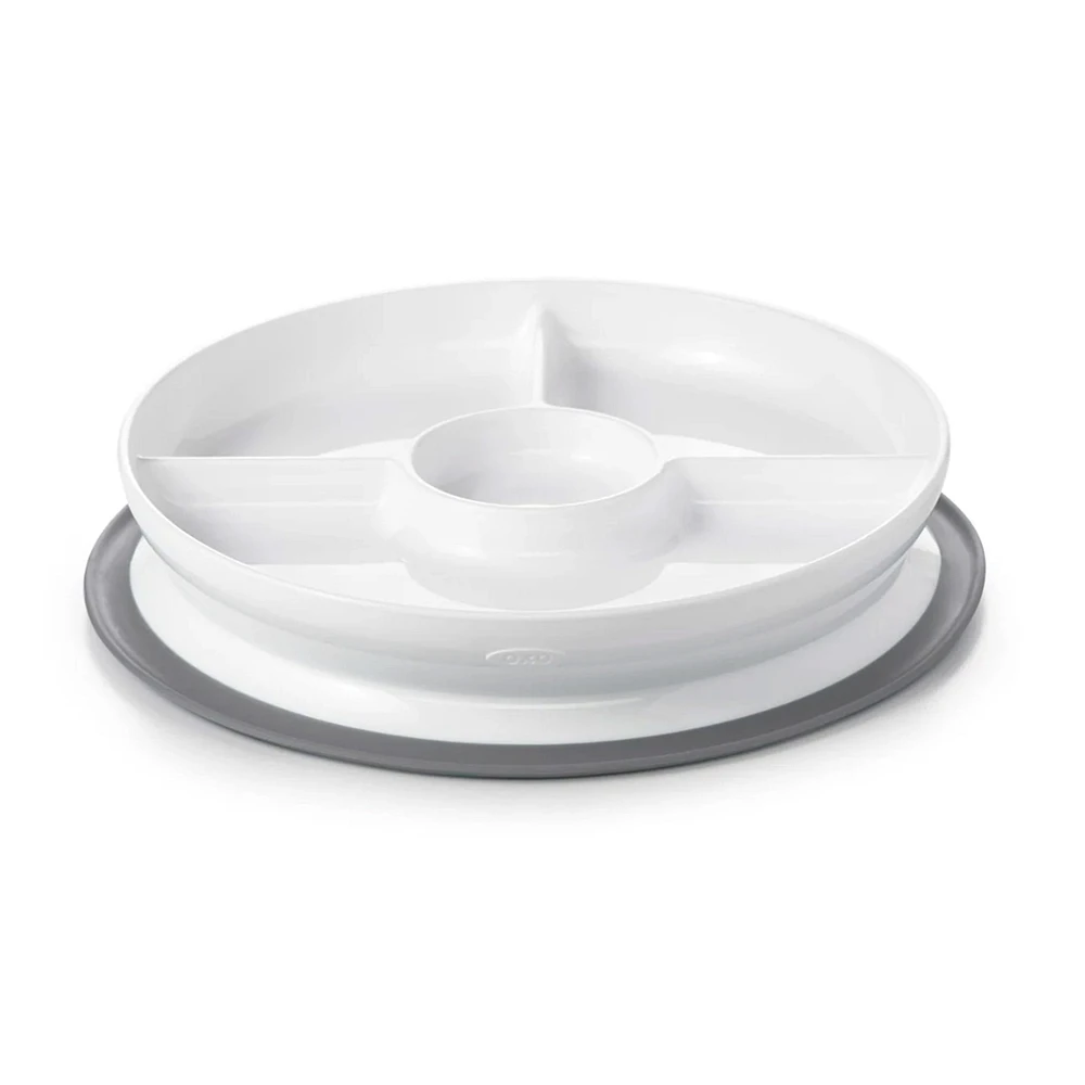 Assiette à Compartiments - Gris