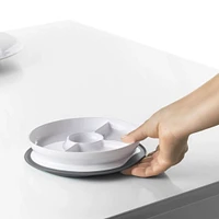 Assiette à Compartiments - Gris