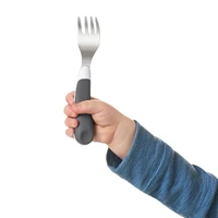 On-the-Go Fork & Spoon Set - Grey 