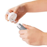 Bottle Brush with Nipple Cleaner and Stand - Grey