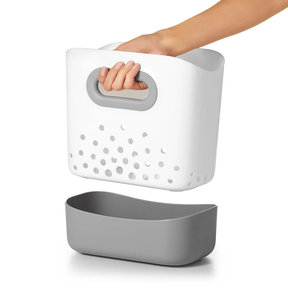 Bath Toy Bin Organizer - Grey