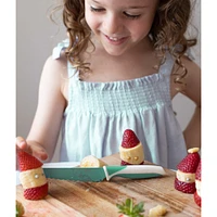 Couteau Sécuritaire pour Enfant – Vert Sauge