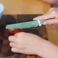 Couteau Sécuritaire pour Enfant – Vert Sauge