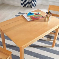 Rectangular Table & 2 Chair Set - Natural