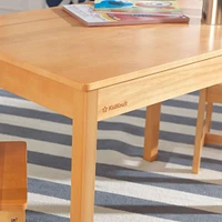 Rectangular Table & 2 Chair Set - Natural