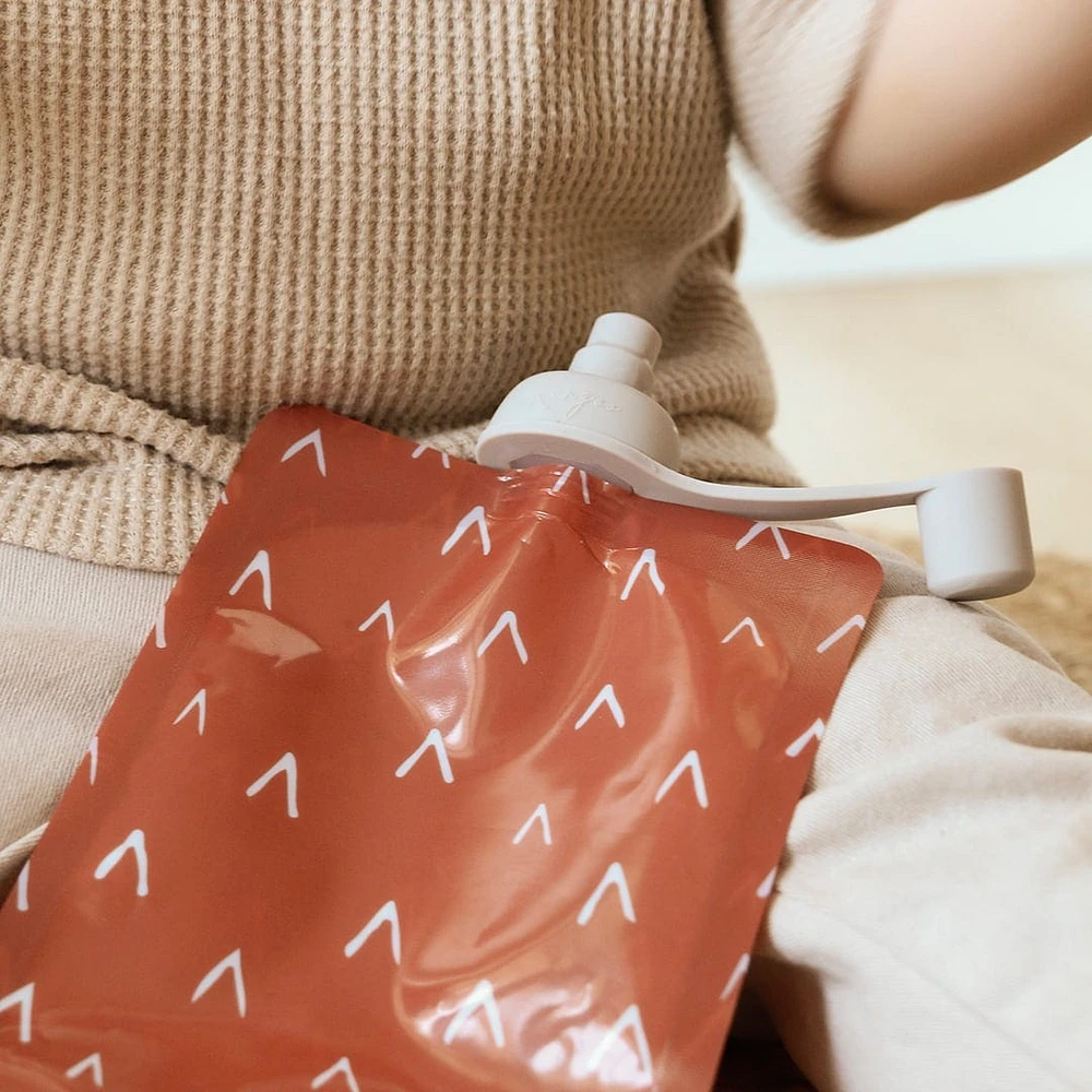 Becs anti-versements gris pour pochettes alimentaires (2)