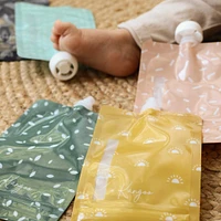 Pochettes à compote réutilisables Boho 6x (4oz)