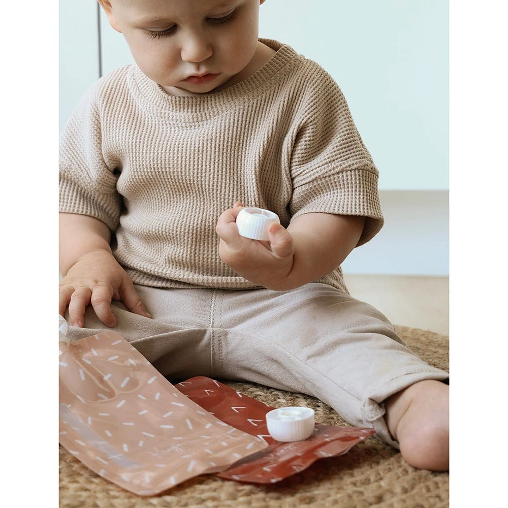 Bouchons Supplémentaires pour Pochettes Alimentaires Réutilisables