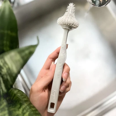 Brosse de nettoyage en silicone pour pochettes/biberons