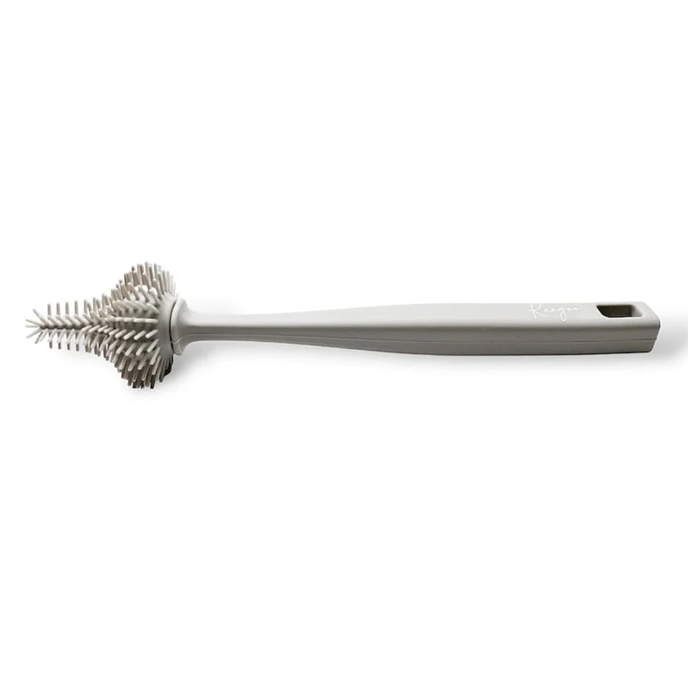 Brosse de nettoyage en silicone pour pochettes/biberons
