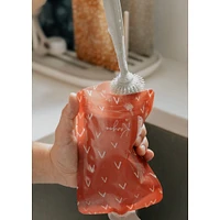 Brosse de nettoyage en silicone pour pochettes/biberons