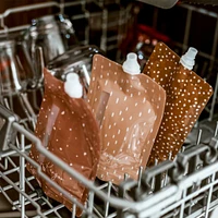 Pochettes à compote réutilisables Neutral 6x (4oz)