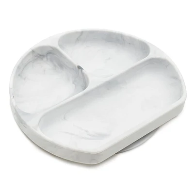 Silicone Grip Dish - Marble 