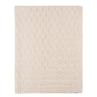 Sweater Knit Blanket - Tan