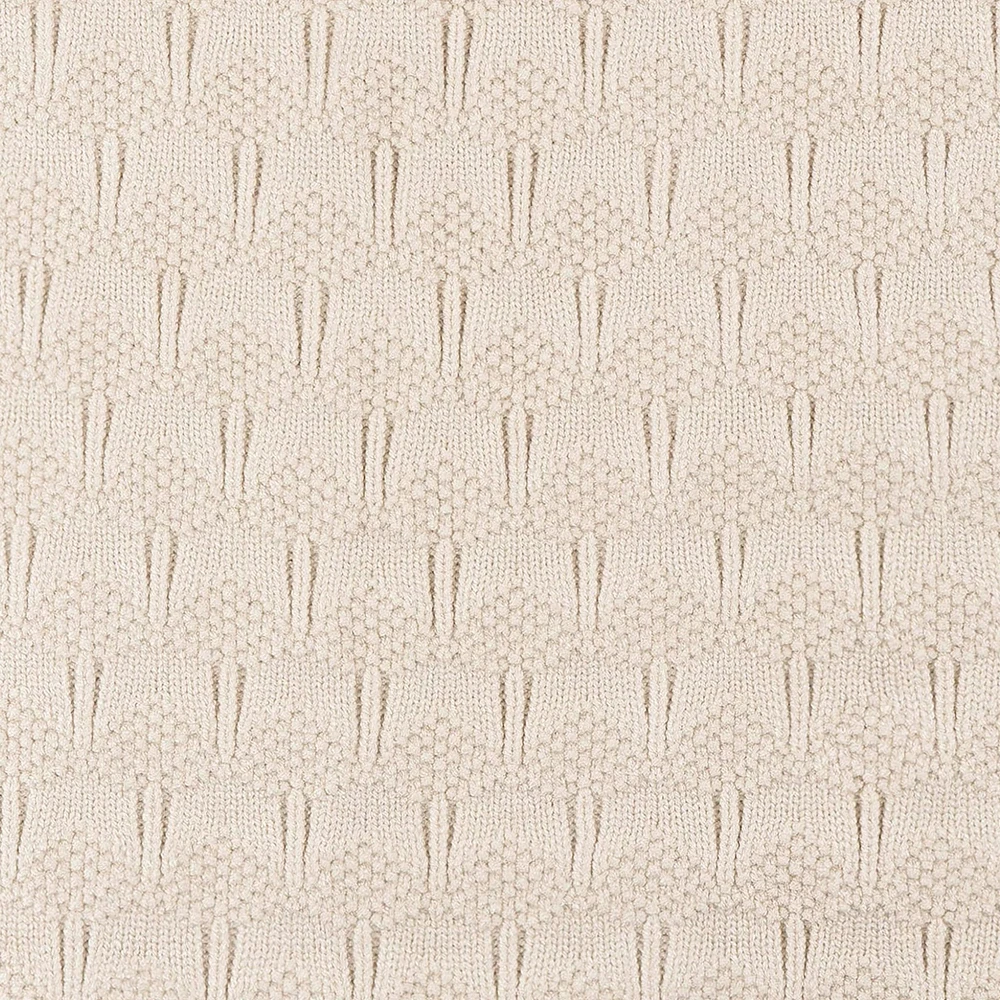Sweater Knit Blanket - Tan